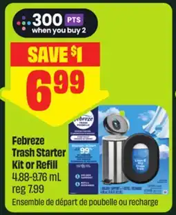 FreshCo Febreze Trash Starter Kit or Refill 4.88-9.76 ml offer