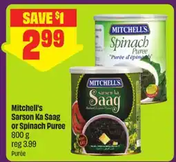 FreshCo Mitchell's Sarson Ka Saag or Spinach Puree offer