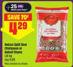 FreshCo Naturz Split Desi Chickpeas or Kabuli Chana offer