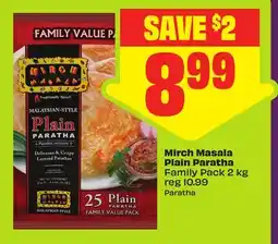 FreshCo Mirch Masala Plain Paratha Family Pack 2 Kg offer