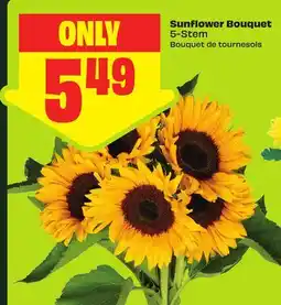 FreshCo Sunflower Bouquet 5-Stem offer