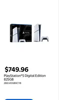 Walmart PlayStation 5 Digital Edition 825GB offer