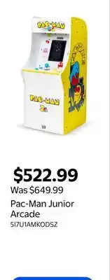 Walmart Pac-Man Junior Arcade offer