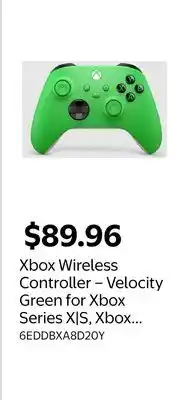 Walmart Xbox Wireless Controller – Velocity Green for Xbox Series X|S, Xbox One, and Windows Devices offer