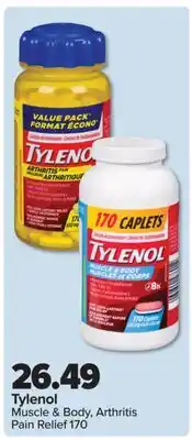 PharmaChoice Tylenol Muscle & Body, Arthritis Pain Relief offer