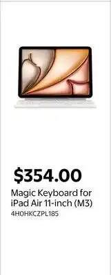 Walmart Magic Keyboard for iPad Air 11-inch (M3) offer