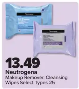 PharmaChoice Neutrogena Makeup Remover, Cleansing Wipes Select Types 25 offer