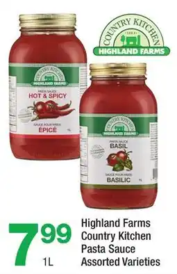 Highland Farms Highland Farms Country Kitchen Pasta Sauce offer
