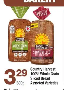 Highland Farms Country Harvest 100% Whole Grain Sliced Bread offer