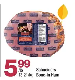 Highland Farms Schneiders Bone-in Ham offer
