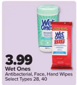 PharmaChoice Antibacterial, Face, Hand Wipes offer