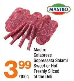 Highland Farms Mastro Calabrese Sopressata Salami Sweet or Hot offer