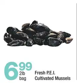 Highland Farms Fresh P.E.I. Cultivated Mussels offer