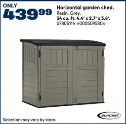 RONA Horizontal garden shed offer