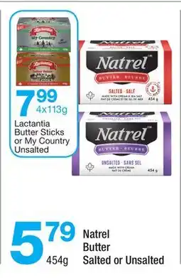 Highland Farms Lactantia Butter Sticks Or My Country Unsalted offer