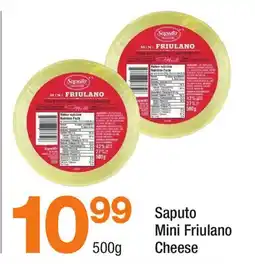 Highland Farms Saputo Mini Friulano Cheese offer