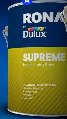 RONA Supreme Interior paint offer