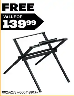 RONA DEWALT DW7451 Table Saw Stand - Black - Folding and Portable - 14-lb offer