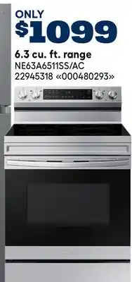 RONA Samsung 6.3 cu. ft. range offer