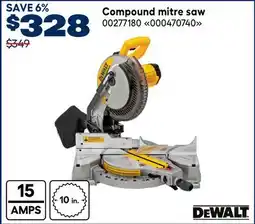 RONA DEWALT Compound mitre saw offer