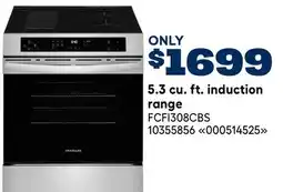 RONA Frigidaire 5.3 cu. ft. induction range offer