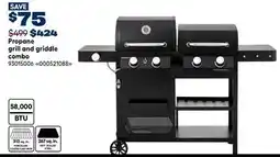 RONA Propane grill and griddle combo offer