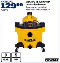 RONA DEWALT Wet/dry vacuum with removable blower offer