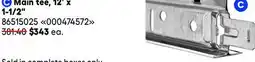 RONA CertainTeed Main tee, 12' x 1-1/2 offer