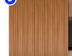 RONA INTERBOIS wall panels 4.75 x 9', teak offer