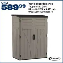 RONA Suncast Vertical garden shed offer