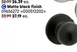 RONA Weiser Matte black finish Yukon door knobs offer