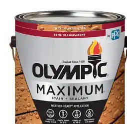 RONA OLYMPIC MAXIMUM STAIN + SEALANT offer