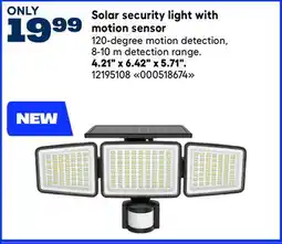 RONA Solar security light with motion sensor offer