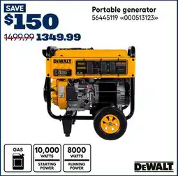 RONA DEWALT Portable generator offer
