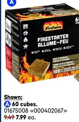 RONA Xtraflame A60 cubes offer