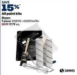 RONA All paint kits offer