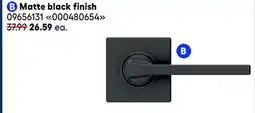 RONA All WEISER Casey door levers, Matte black finish offer
