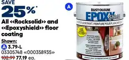 RONA All Rocksolid and Epoxyshield floor coating offer