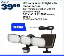 RONA LED solar security light with motion sensor offer