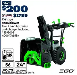 RONA 2-stage snowblower offer