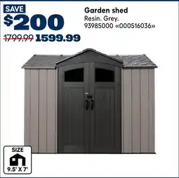 RONA Garden shed offer
