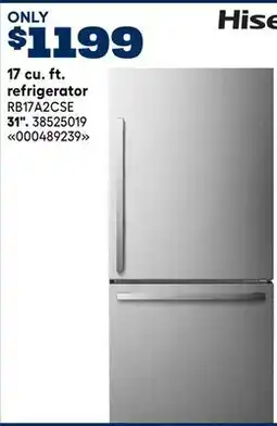 RONA Hisense 17 cu. ft. refrigerator offer