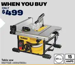 RONA Table saw offer