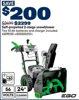 RONA Self-propelled 2-stage snowblower offer