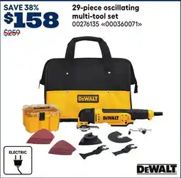 RONA DEWALT 29-piece oscillating multi-tool set offer