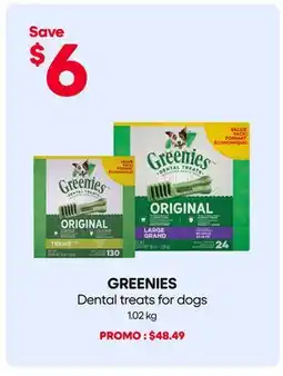 Mondou GREENIES Dental treats for dogs offer