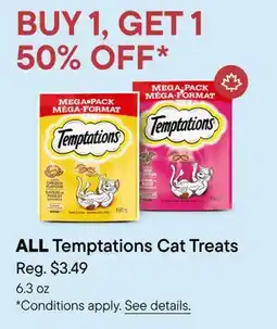 Petvalu ALL Temptations Cat Treats offer