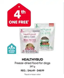 Mondou HEALTHYBUD Freeze-dried food for dogs offer