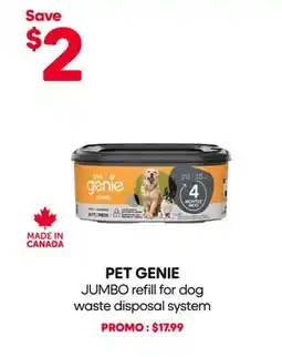Mondou PET GENIE JUMBO refill for dog waste disposal system offer