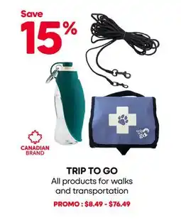 Mondou TRIP TO GO All products for walks and transportation offer